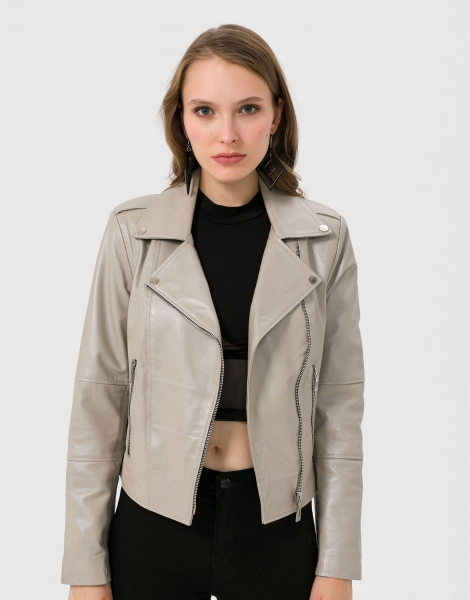 Lilly Biker Leather Jacket